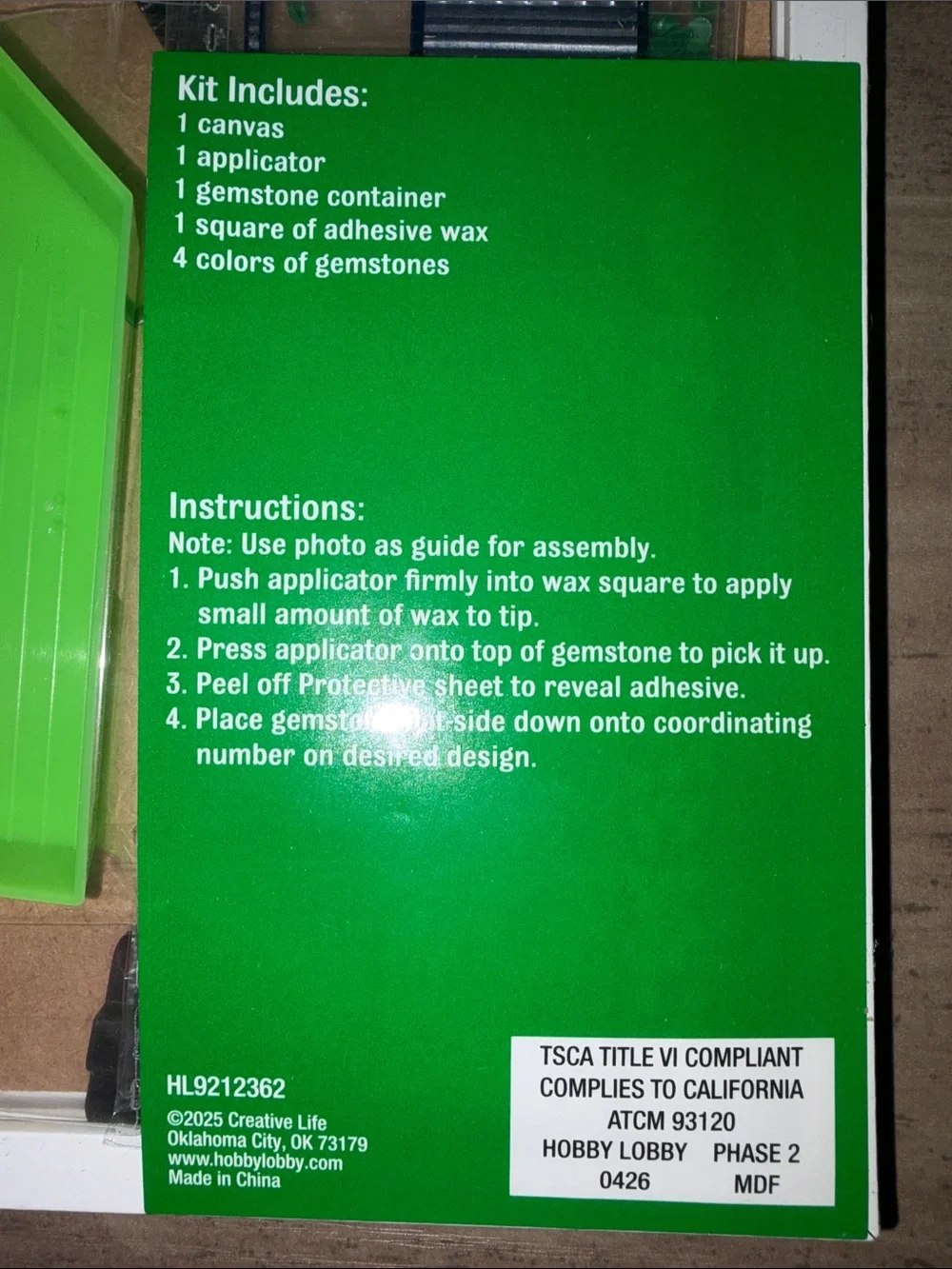 Creative Arts Touchdown Football Diamond Painting Art Kit 6x6 NWT